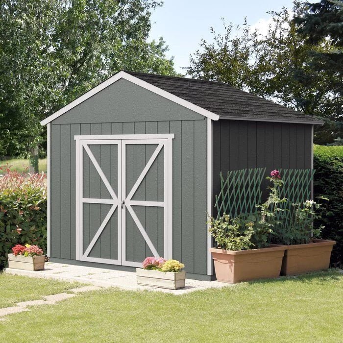 Rookwood 10 ft. W x 8 ft. D Solid + Manufactured Wood Storage Shed with Floor - Image 5
