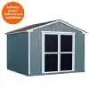Handy Home Products Princeton 10 ft. x 10 ft. Wood Storage Shed - Image 3